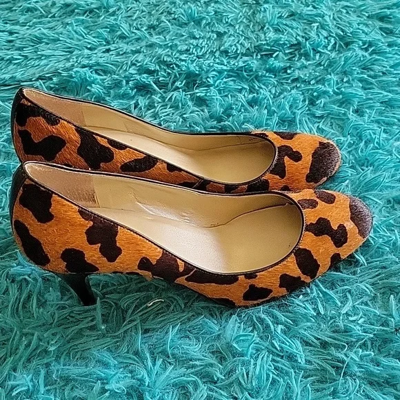 Talbots Animal Print Heels Size 9.5 - Picture 2 of 10